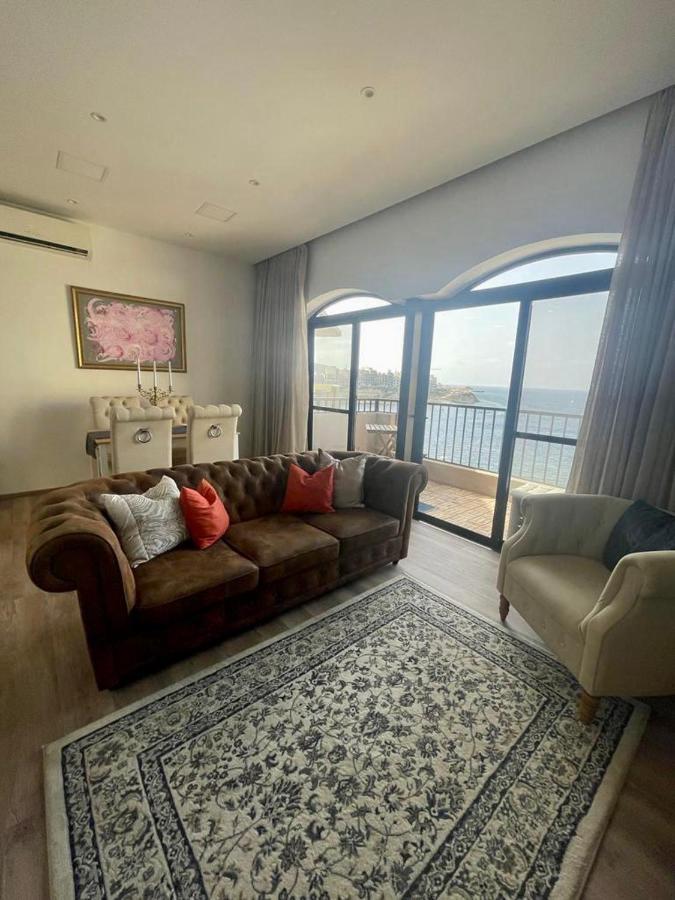 Beach Front High End Apartment, Direct Sea Views. Marsalforn Buitenkant foto