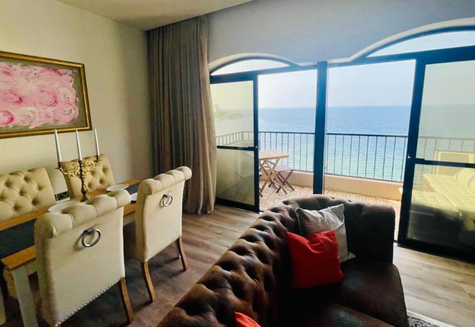 Beach Front High End Apartment, Direct Sea Views. Marsalforn Buitenkant foto