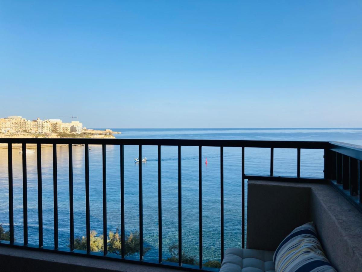 Beach Front High End Apartment, Direct Sea Views. Marsalforn Buitenkant foto